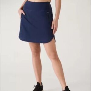 Athleta Fairway Navy Skort 18” length
